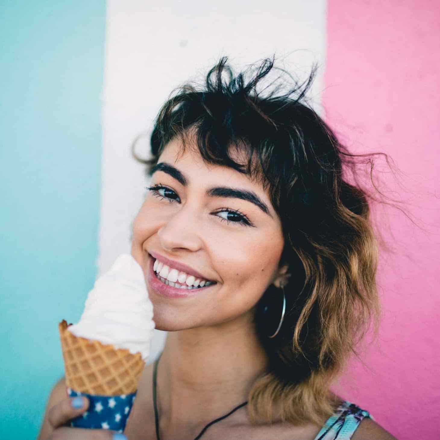 Girl with ice cream